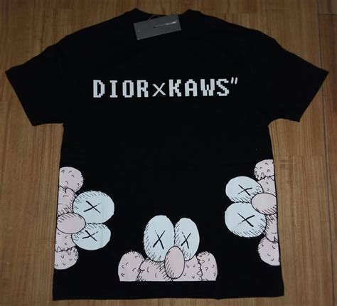 t shirt dior kaws|Dior KAWS shoes.